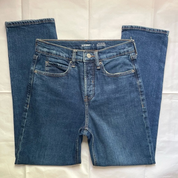 Old Navy Other - Old Navy Extra-Hi-Rise Ski-Hi Straight Jean
